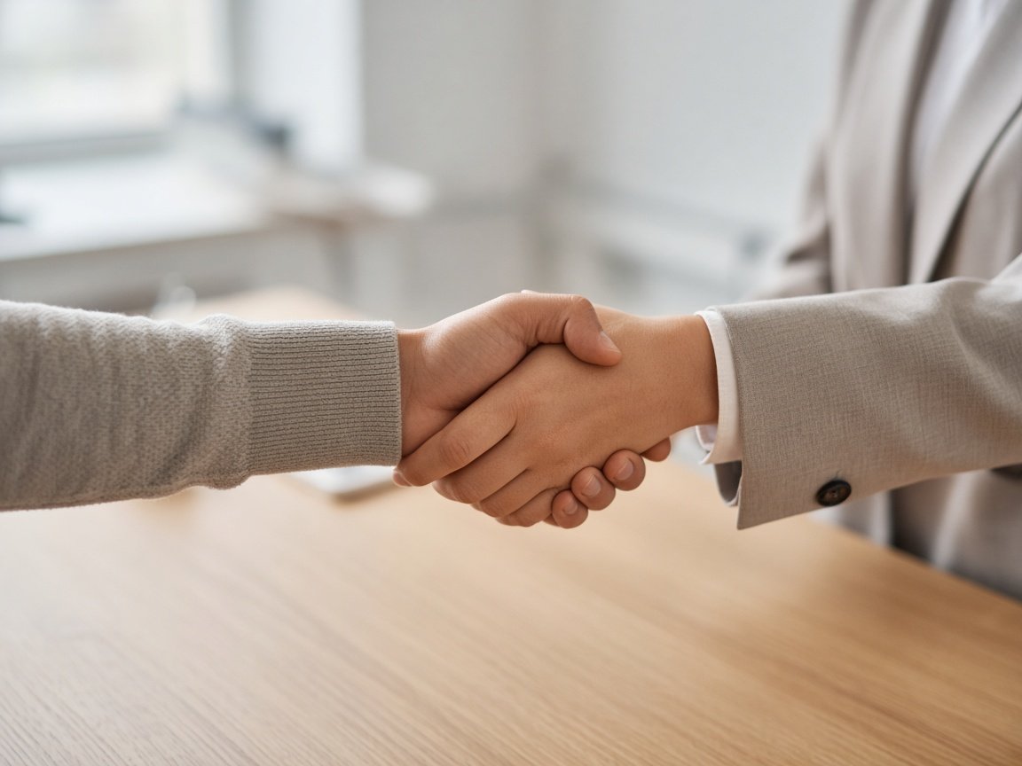Partnership handshake