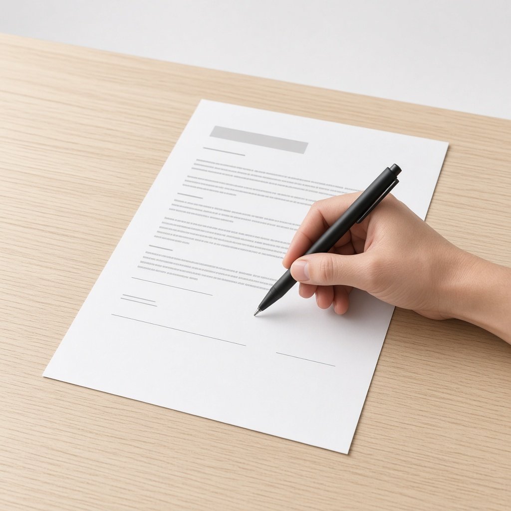 Signing the agreement
